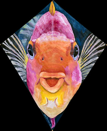 Smiley Fish Kite